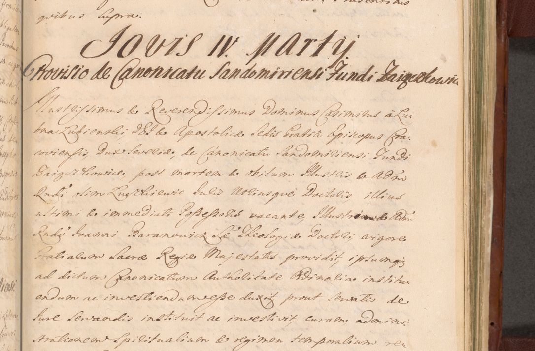 Zdjęcie nr 1150 dla obiektu archiwalnego: Acta actorum episcopalium R. D. Casimiri a Łubna Łubiński, episcopi Cracoviensis, ducis Severiae ab anno 1714 ad annum 1719 conscripta. Volumen II