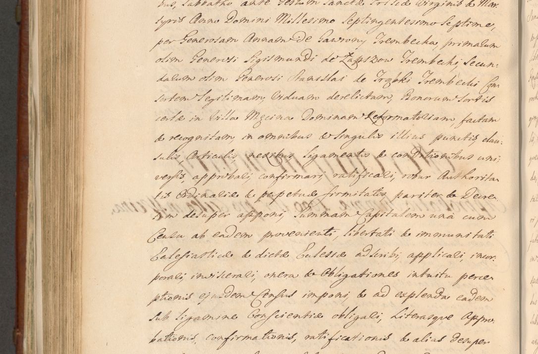 Zdjęcie nr 1141 dla obiektu archiwalnego: Acta actorum episcopalium R. D. Casimiri a Łubna Łubiński, episcopi Cracoviensis, ducis Severiae ab anno 1714 ad annum 1719 conscripta. Volumen II