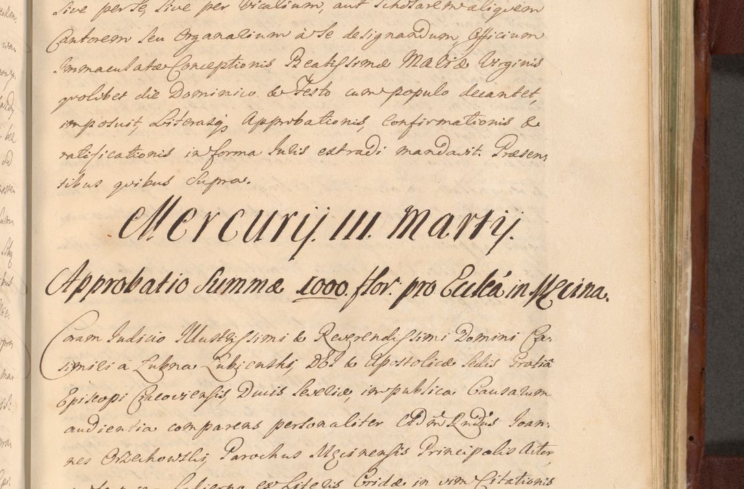 Zdjęcie nr 1140 dla obiektu archiwalnego: Acta actorum episcopalium R. D. Casimiri a Łubna Łubiński, episcopi Cracoviensis, ducis Severiae ab anno 1714 ad annum 1719 conscripta. Volumen II