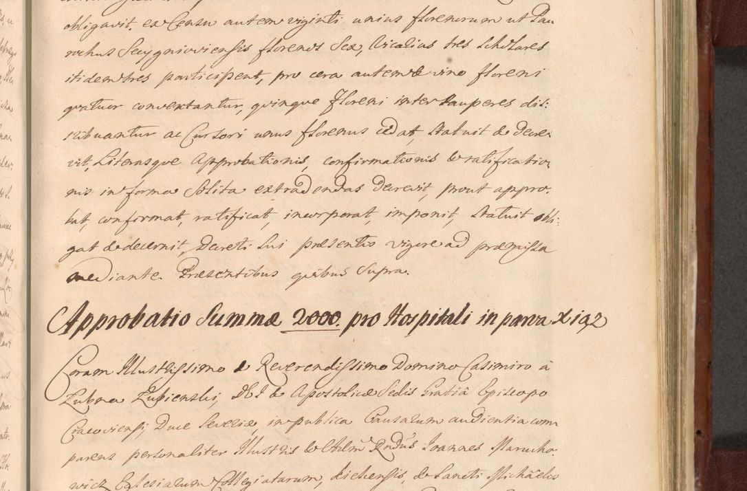 Zdjęcie nr 1132 dla obiektu archiwalnego: Acta actorum episcopalium R. D. Casimiri a Łubna Łubiński, episcopi Cracoviensis, ducis Severiae ab anno 1714 ad annum 1719 conscripta. Volumen II