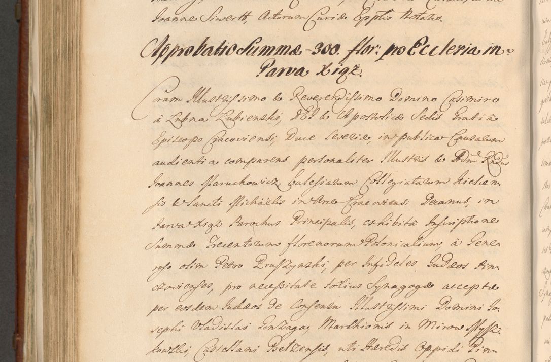Zdjęcie nr 1137 dla obiektu archiwalnego: Acta actorum episcopalium R. D. Casimiri a Łubna Łubiński, episcopi Cracoviensis, ducis Severiae ab anno 1714 ad annum 1719 conscripta. Volumen II