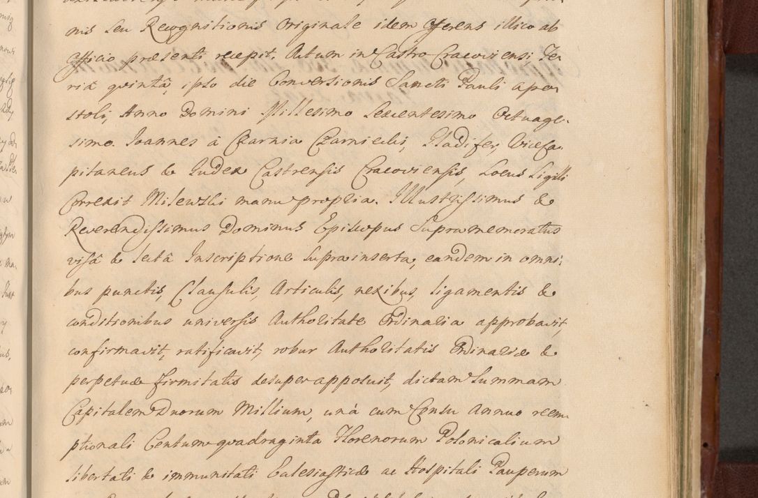 Zdjęcie nr 1136 dla obiektu archiwalnego: Acta actorum episcopalium R. D. Casimiri a Łubna Łubiński, episcopi Cracoviensis, ducis Severiae ab anno 1714 ad annum 1719 conscripta. Volumen II