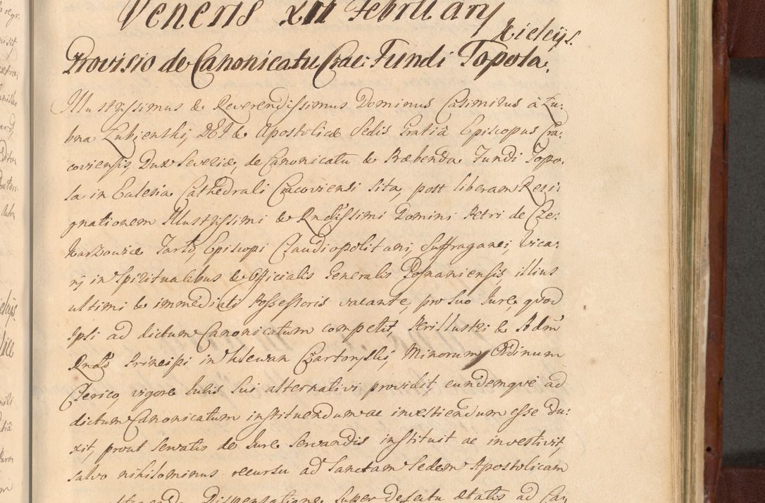 Zdjęcie nr 1126 dla obiektu archiwalnego: Acta actorum episcopalium R. D. Casimiri a Łubna Łubiński, episcopi Cracoviensis, ducis Severiae ab anno 1714 ad annum 1719 conscripta. Volumen II