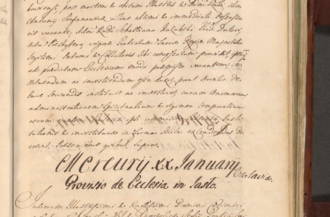 Zdjęcie nr 1124 dla obiektu archiwalnego: Acta actorum episcopalium R. D. Casimiri a Łubna Łubiński, episcopi Cracoviensis, ducis Severiae ab anno 1714 ad annum 1719 conscripta. Volumen II