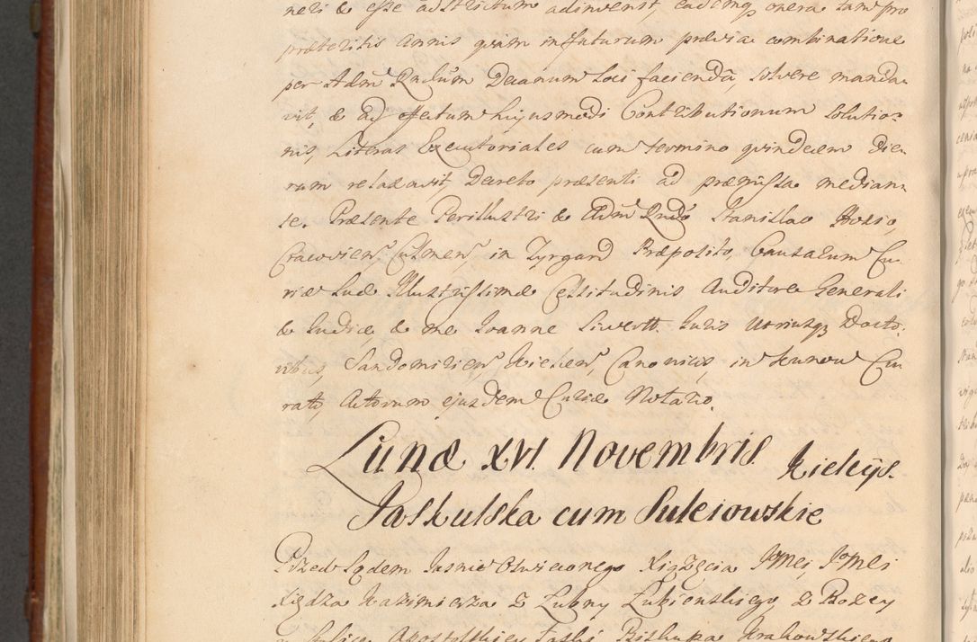 Zdjęcie nr 1117 dla obiektu archiwalnego: Acta actorum episcopalium R. D. Casimiri a Łubna Łubiński, episcopi Cracoviensis, ducis Severiae ab anno 1714 ad annum 1719 conscripta. Volumen II