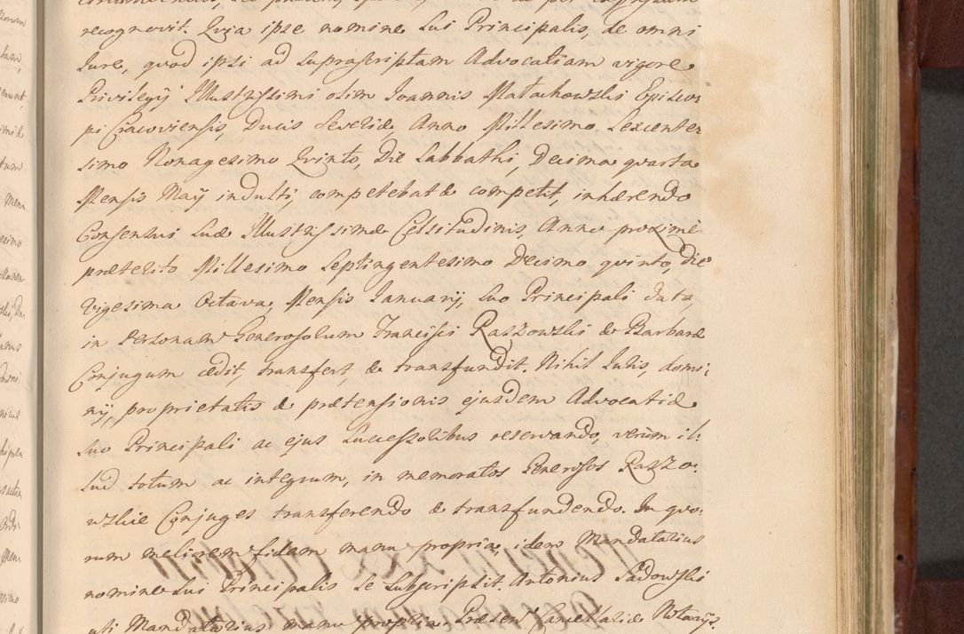Zdjęcie nr 1112 dla obiektu archiwalnego: Acta actorum episcopalium R. D. Casimiri a Łubna Łubiński, episcopi Cracoviensis, ducis Severiae ab anno 1714 ad annum 1719 conscripta. Volumen II
