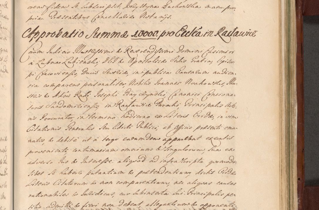 Zdjęcie nr 1106 dla obiektu archiwalnego: Acta actorum episcopalium R. D. Casimiri a Łubna Łubiński, episcopi Cracoviensis, ducis Severiae ab anno 1714 ad annum 1719 conscripta. Volumen II