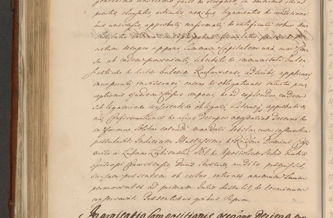 Zdjęcie nr 1107 dla obiektu archiwalnego: Acta actorum episcopalium R. D. Casimiri a Łubna Łubiński, episcopi Cracoviensis, ducis Severiae ab anno 1714 ad annum 1719 conscripta. Volumen II