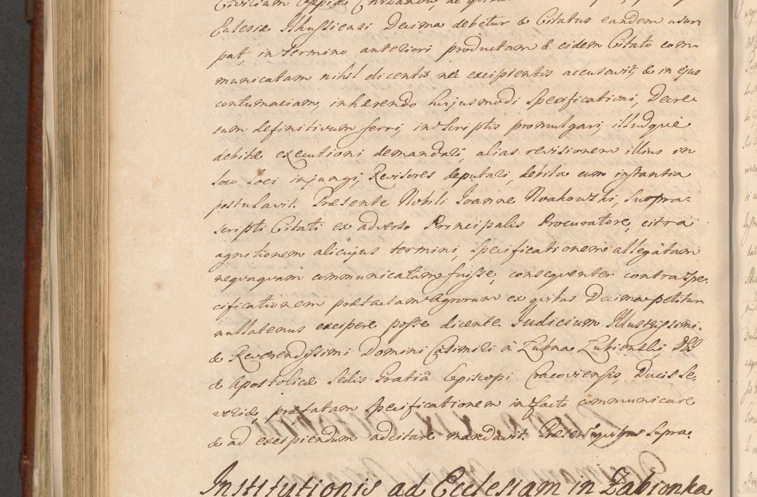 Zdjęcie nr 1101 dla obiektu archiwalnego: Acta actorum episcopalium R. D. Casimiri a Łubna Łubiński, episcopi Cracoviensis, ducis Severiae ab anno 1714 ad annum 1719 conscripta. Volumen II