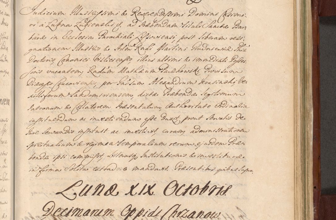 Zdjęcie nr 1100 dla obiektu archiwalnego: Acta actorum episcopalium R. D. Casimiri a Łubna Łubiński, episcopi Cracoviensis, ducis Severiae ab anno 1714 ad annum 1719 conscripta. Volumen II