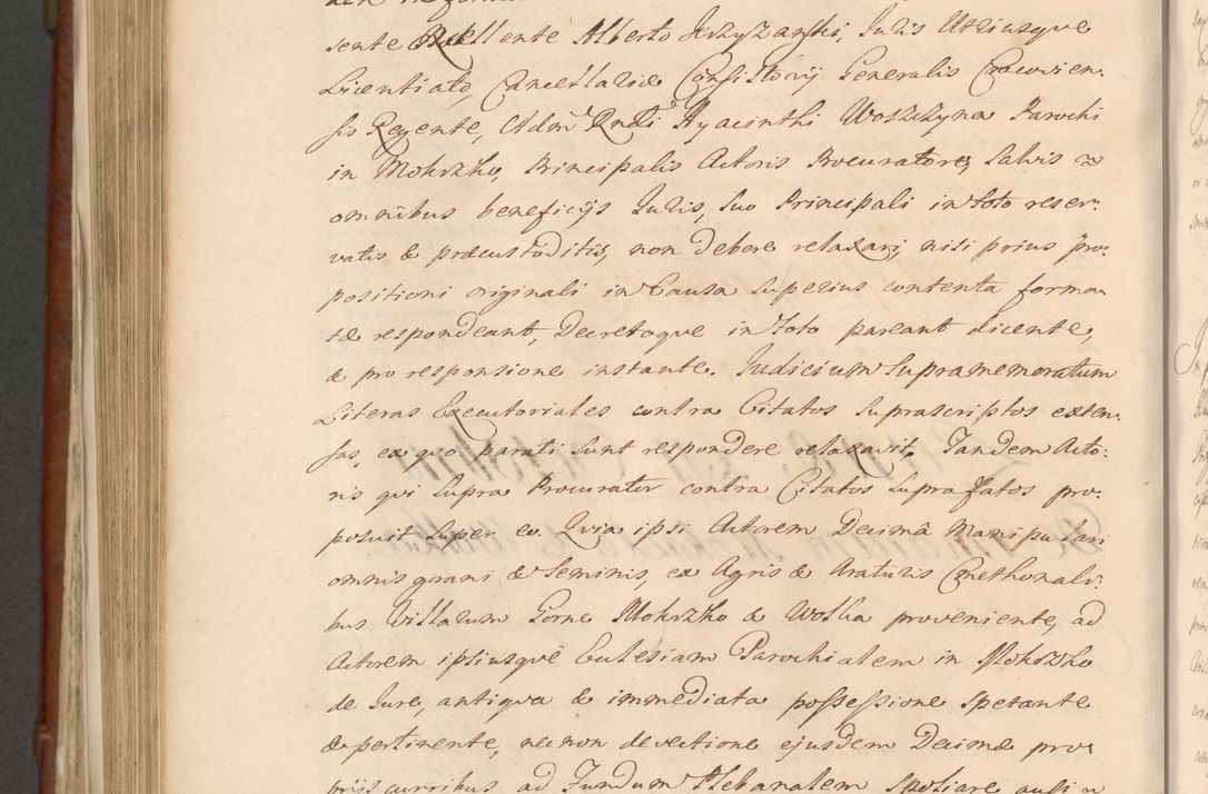 Zdjęcie nr 1089 dla obiektu archiwalnego: Acta actorum episcopalium R. D. Casimiri a Łubna Łubiński, episcopi Cracoviensis, ducis Severiae ab anno 1714 ad annum 1719 conscripta. Volumen II
