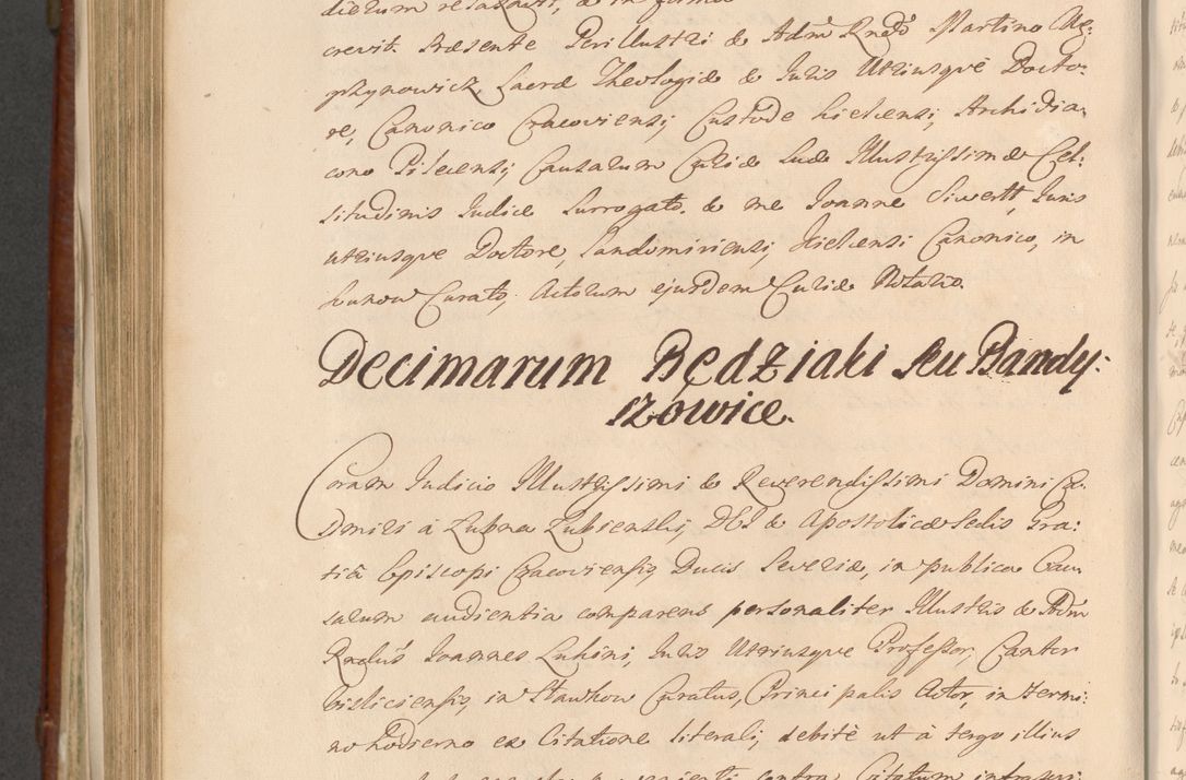 Zdjęcie nr 1081 dla obiektu archiwalnego: Acta actorum episcopalium R. D. Casimiri a Łubna Łubiński, episcopi Cracoviensis, ducis Severiae ab anno 1714 ad annum 1719 conscripta. Volumen II