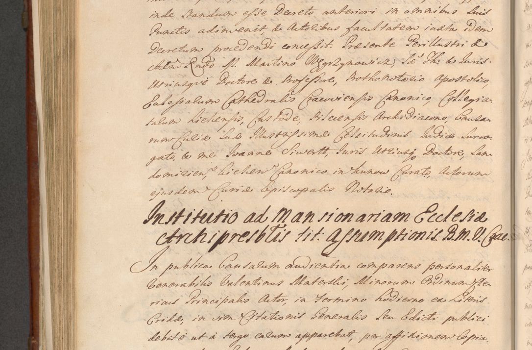 Zdjęcie nr 1073 dla obiektu archiwalnego: Acta actorum episcopalium R. D. Casimiri a Łubna Łubiński, episcopi Cracoviensis, ducis Severiae ab anno 1714 ad annum 1719 conscripta. Volumen II