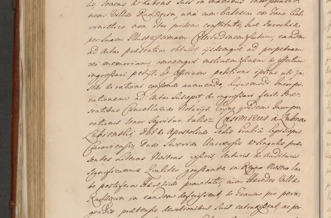Zdjęcie nr 1075 dla obiektu archiwalnego: Acta actorum episcopalium R. D. Casimiri a Łubna Łubiński, episcopi Cracoviensis, ducis Severiae ab anno 1714 ad annum 1719 conscripta. Volumen II