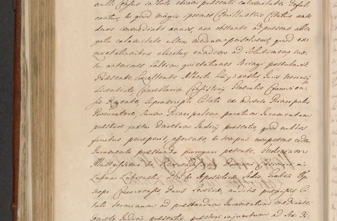 Zdjęcie nr 1065 dla obiektu archiwalnego: Acta actorum episcopalium R. D. Casimiri a Łubna Łubiński, episcopi Cracoviensis, ducis Severiae ab anno 1714 ad annum 1719 conscripta. Volumen II