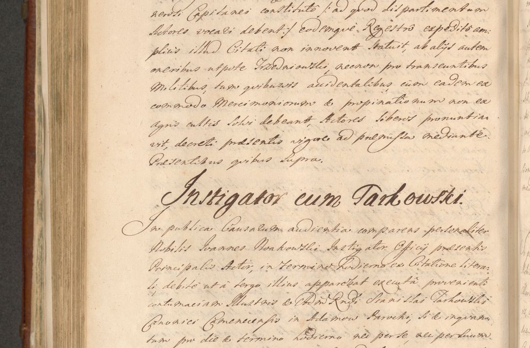 Zdjęcie nr 1061 dla obiektu archiwalnego: Acta actorum episcopalium R. D. Casimiri a Łubna Łubiński, episcopi Cracoviensis, ducis Severiae ab anno 1714 ad annum 1719 conscripta. Volumen II
