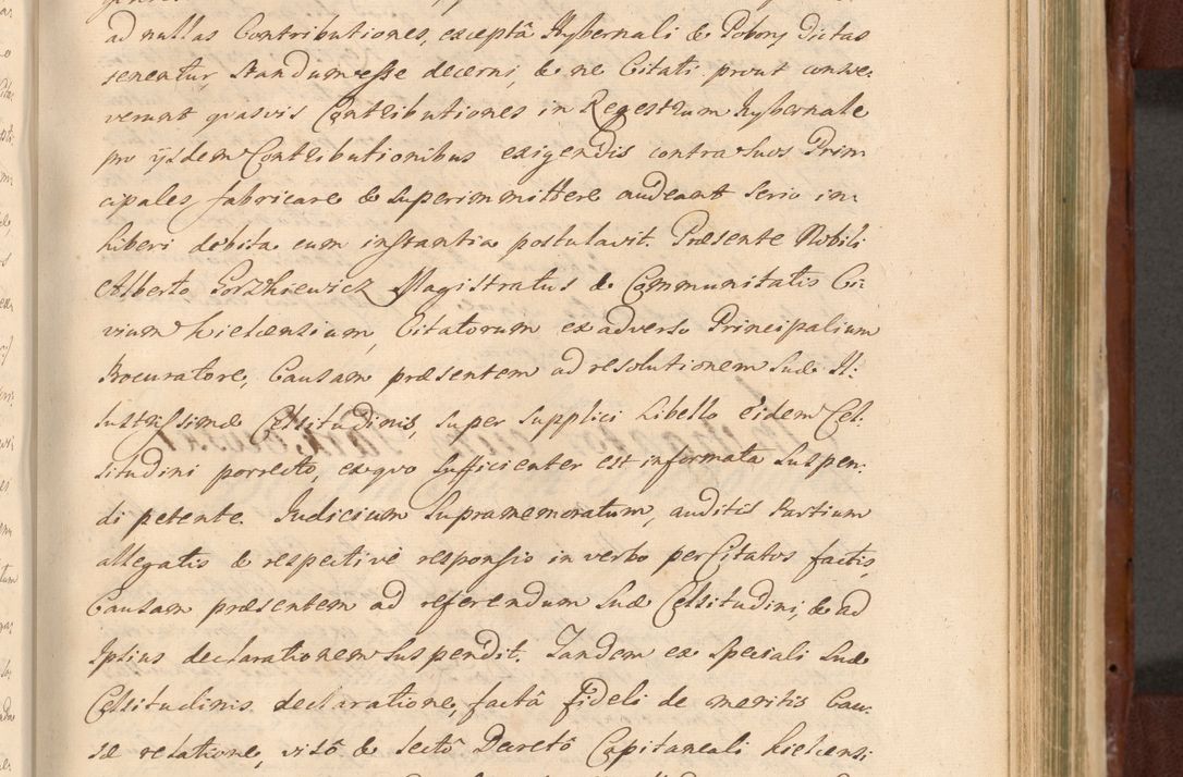 Zdjęcie nr 1060 dla obiektu archiwalnego: Acta actorum episcopalium R. D. Casimiri a Łubna Łubiński, episcopi Cracoviensis, ducis Severiae ab anno 1714 ad annum 1719 conscripta. Volumen II