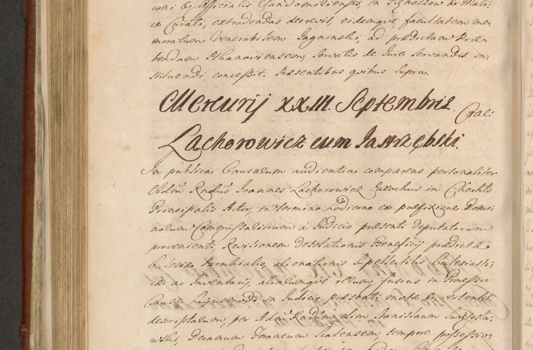 Zdjęcie nr 1057 dla obiektu archiwalnego: Acta actorum episcopalium R. D. Casimiri a Łubna Łubiński, episcopi Cracoviensis, ducis Severiae ab anno 1714 ad annum 1719 conscripta. Volumen II