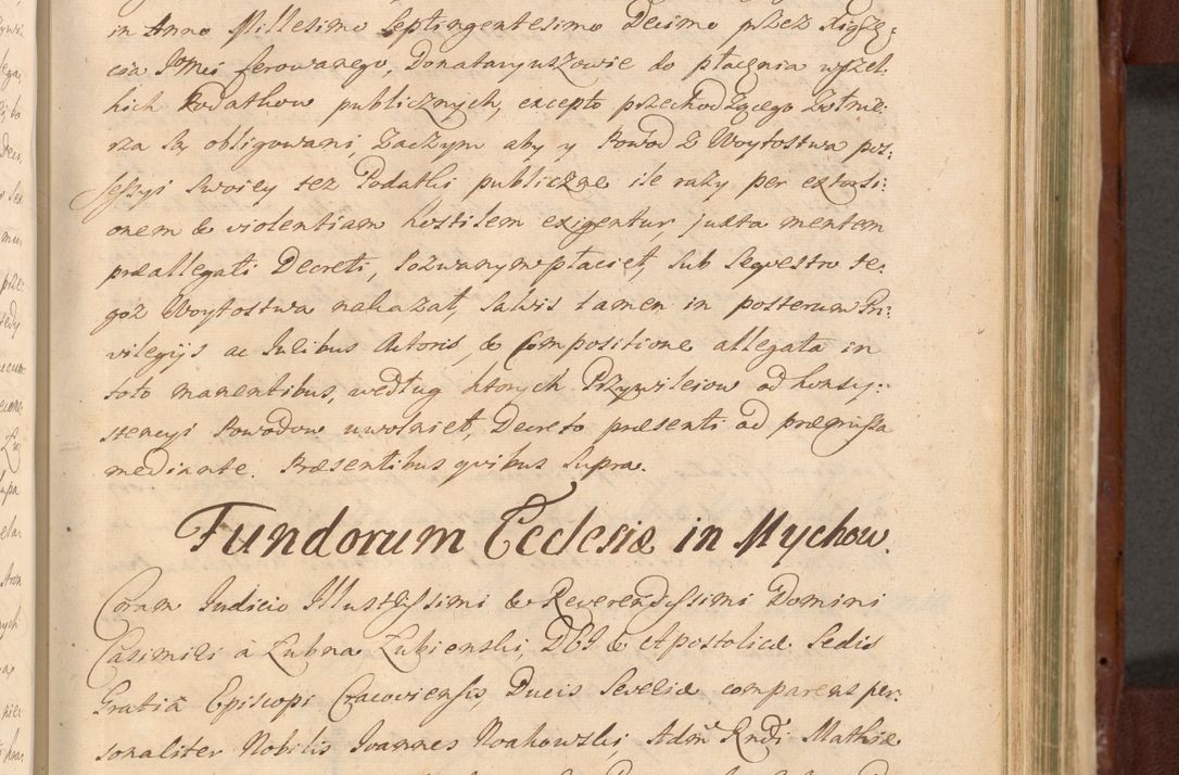 Zdjęcie nr 1050 dla obiektu archiwalnego: Acta actorum episcopalium R. D. Casimiri a Łubna Łubiński, episcopi Cracoviensis, ducis Severiae ab anno 1714 ad annum 1719 conscripta. Volumen II
