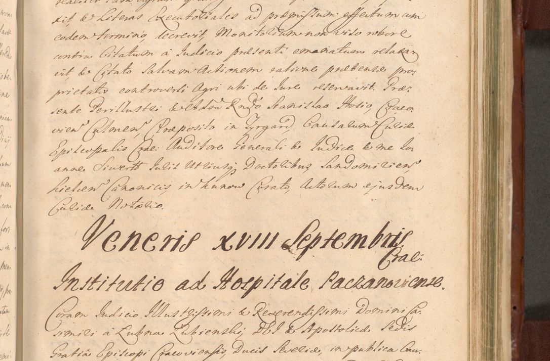 Zdjęcie nr 1052 dla obiektu archiwalnego: Acta actorum episcopalium R. D. Casimiri a Łubna Łubiński, episcopi Cracoviensis, ducis Severiae ab anno 1714 ad annum 1719 conscripta. Volumen II