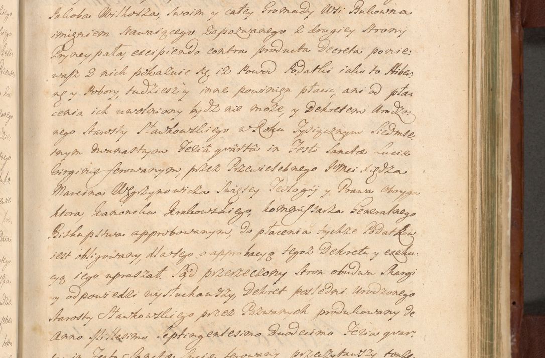 Zdjęcie nr 1042 dla obiektu archiwalnego: Acta actorum episcopalium R. D. Casimiri a Łubna Łubiński, episcopi Cracoviensis, ducis Severiae ab anno 1714 ad annum 1719 conscripta. Volumen II