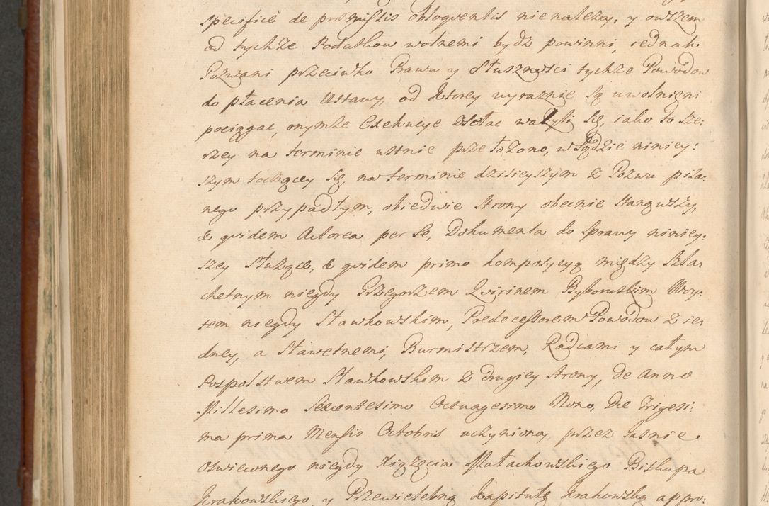 Zdjęcie nr 1047 dla obiektu archiwalnego: Acta actorum episcopalium R. D. Casimiri a Łubna Łubiński, episcopi Cracoviensis, ducis Severiae ab anno 1714 ad annum 1719 conscripta. Volumen II