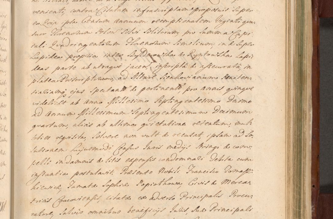 Zdjęcie nr 1044 dla obiektu archiwalnego: Acta actorum episcopalium R. D. Casimiri a Łubna Łubiński, episcopi Cracoviensis, ducis Severiae ab anno 1714 ad annum 1719 conscripta. Volumen II