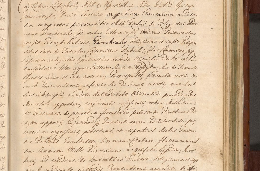 Zdjęcie nr 1036 dla obiektu archiwalnego: Acta actorum episcopalium R. D. Casimiri a Łubna Łubiński, episcopi Cracoviensis, ducis Severiae ab anno 1714 ad annum 1719 conscripta. Volumen II