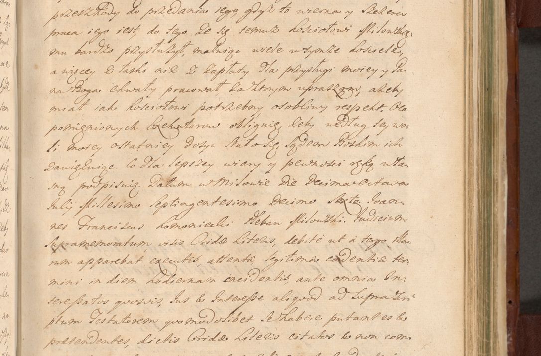 Zdjęcie nr 1032 dla obiektu archiwalnego: Acta actorum episcopalium R. D. Casimiri a Łubna Łubiński, episcopi Cracoviensis, ducis Severiae ab anno 1714 ad annum 1719 conscripta. Volumen II