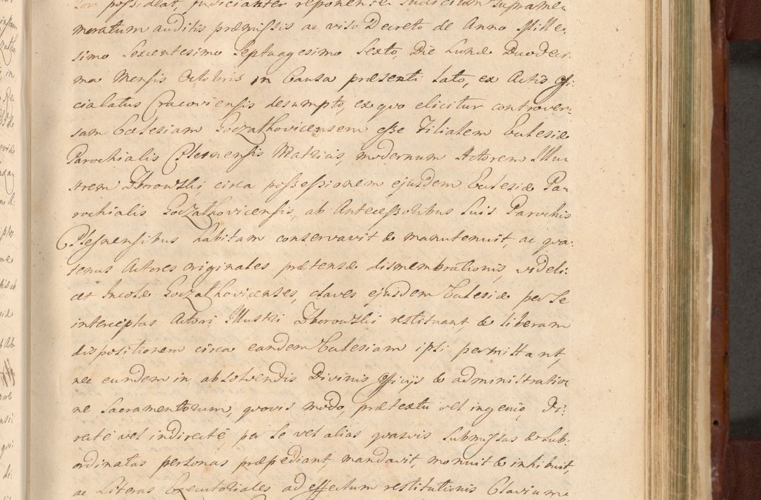 Zdjęcie nr 1024 dla obiektu archiwalnego: Acta actorum episcopalium R. D. Casimiri a Łubna Łubiński, episcopi Cracoviensis, ducis Severiae ab anno 1714 ad annum 1719 conscripta. Volumen II