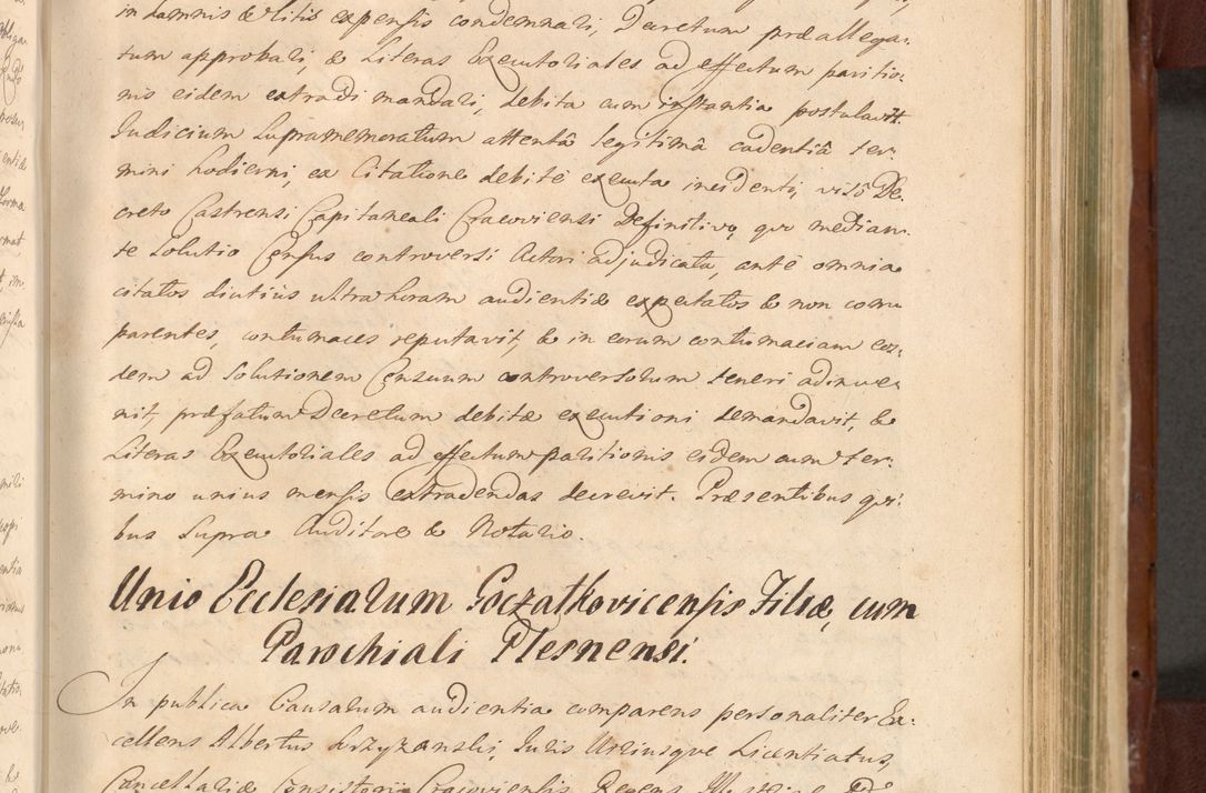 Zdjęcie nr 1022 dla obiektu archiwalnego: Acta actorum episcopalium R. D. Casimiri a Łubna Łubiński, episcopi Cracoviensis, ducis Severiae ab anno 1714 ad annum 1719 conscripta. Volumen II