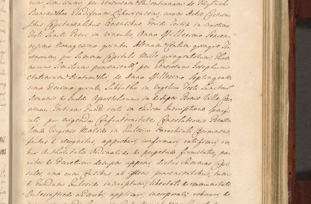 Zdjęcie nr 1010 dla obiektu archiwalnego: Acta actorum episcopalium R. D. Casimiri a Łubna Łubiński, episcopi Cracoviensis, ducis Severiae ab anno 1714 ad annum 1719 conscripta. Volumen II