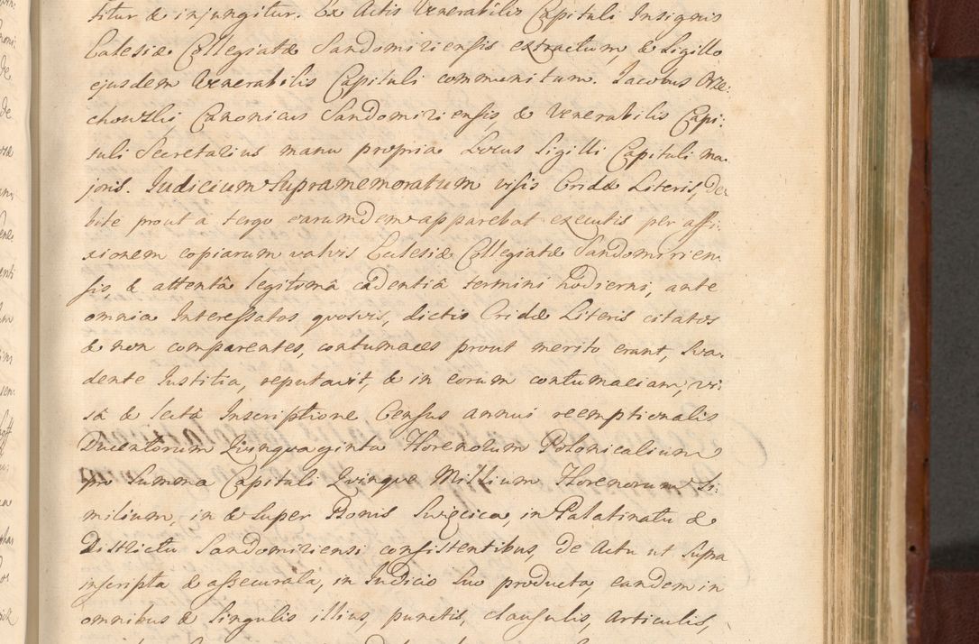 Zdjęcie nr 1008 dla obiektu archiwalnego: Acta actorum episcopalium R. D. Casimiri a Łubna Łubiński, episcopi Cracoviensis, ducis Severiae ab anno 1714 ad annum 1719 conscripta. Volumen II