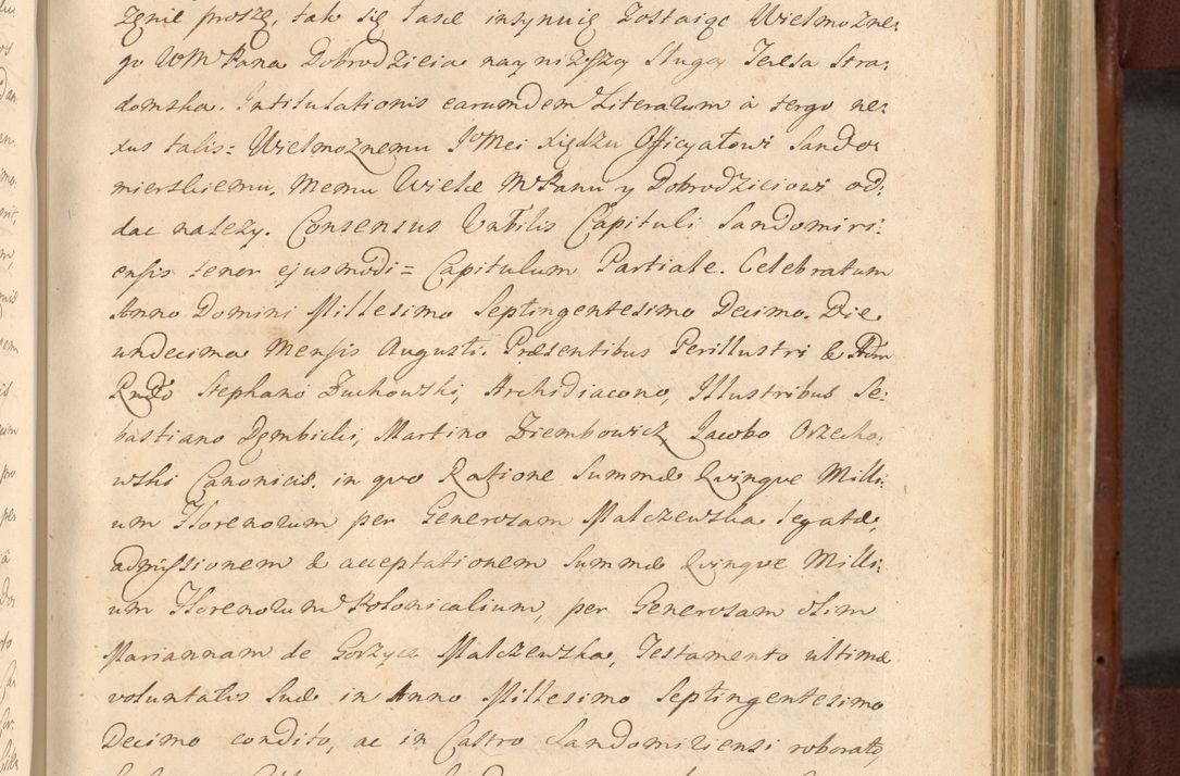 Zdjęcie nr 1006 dla obiektu archiwalnego: Acta actorum episcopalium R. D. Casimiri a Łubna Łubiński, episcopi Cracoviensis, ducis Severiae ab anno 1714 ad annum 1719 conscripta. Volumen II