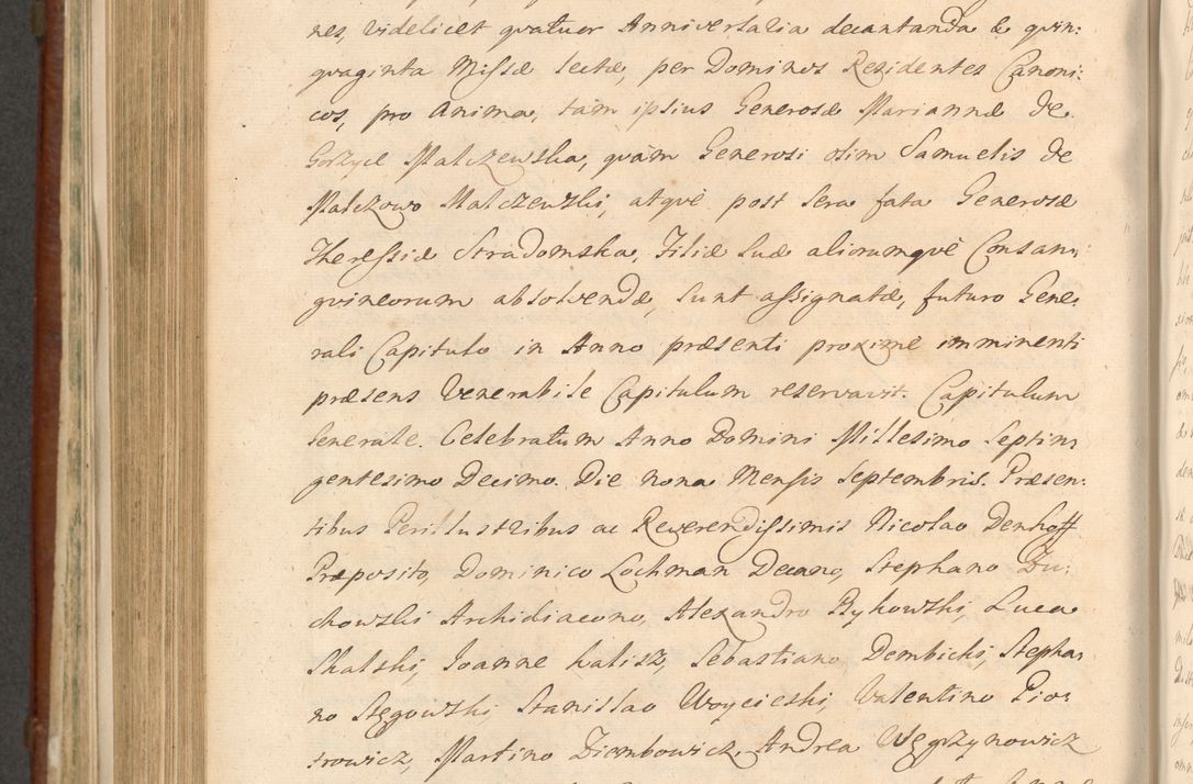 Zdjęcie nr 1007 dla obiektu archiwalnego: Acta actorum episcopalium R. D. Casimiri a Łubna Łubiński, episcopi Cracoviensis, ducis Severiae ab anno 1714 ad annum 1719 conscripta. Volumen II