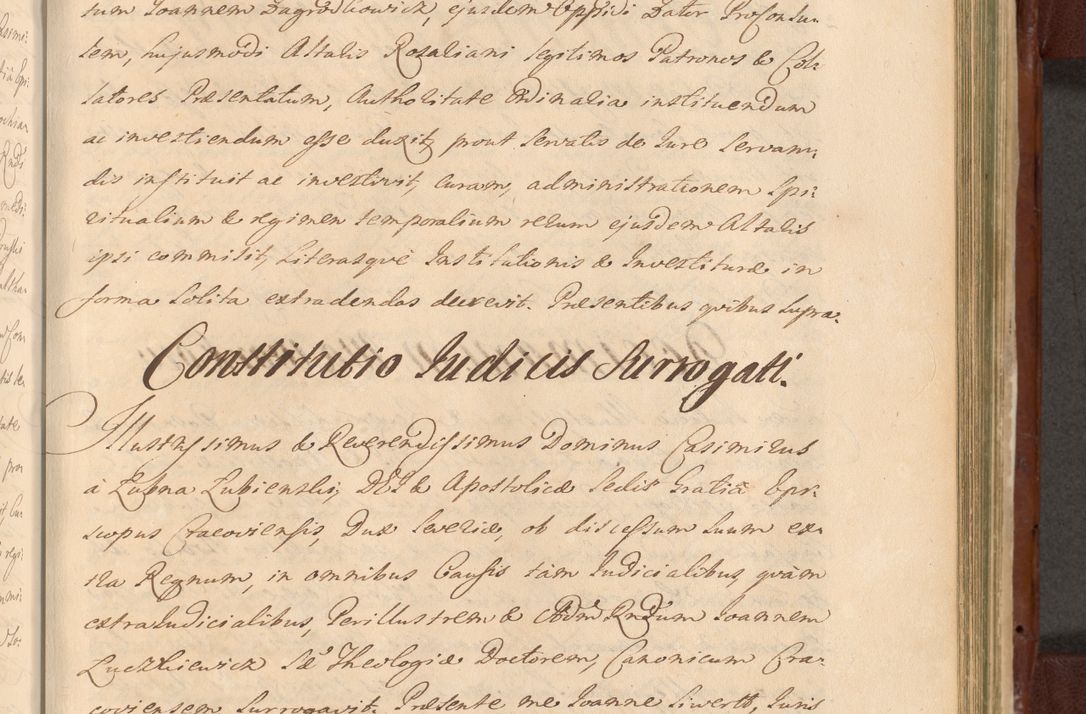 Zdjęcie nr 1198 dla obiektu archiwalnego: Acta actorum episcopalium R. D. Casimiri a Łubna Łubiński, episcopi Cracoviensis, ducis Severiae ab anno 1714 ad annum 1719 conscripta. Volumen II