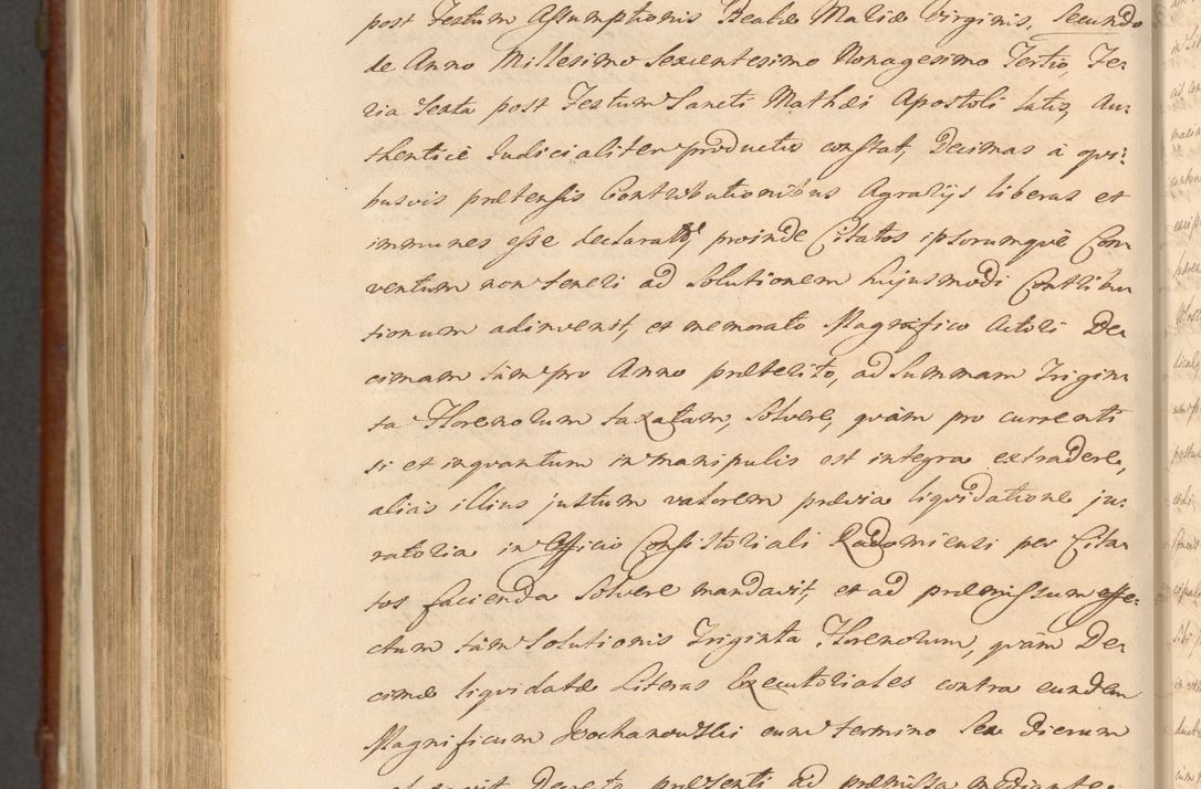 Zdjęcie nr 1386 dla obiektu archiwalnego: Acta actorum episcopalium R. D. Casimiri a Łubna Łubiński, episcopi Cracoviensis, ducis Severiae ab anno 1714 ad annum 1719 conscripta. Volumen II