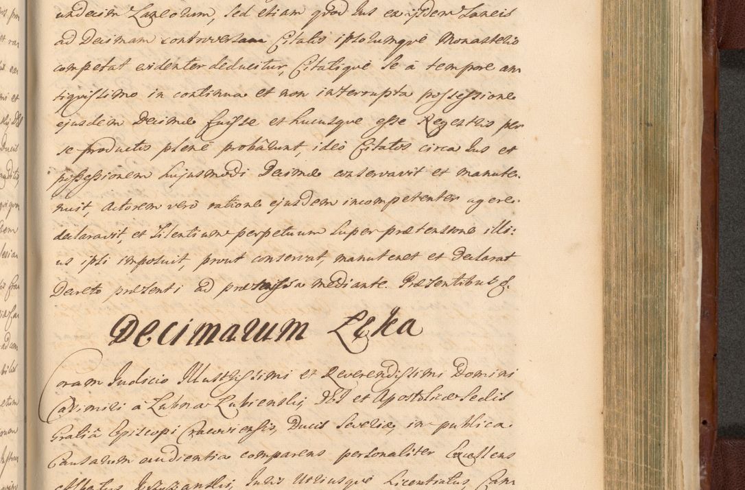 Zdjęcie nr 1389 dla obiektu archiwalnego: Acta actorum episcopalium R. D. Casimiri a Łubna Łubiński, episcopi Cracoviensis, ducis Severiae ab anno 1714 ad annum 1719 conscripta. Volumen II