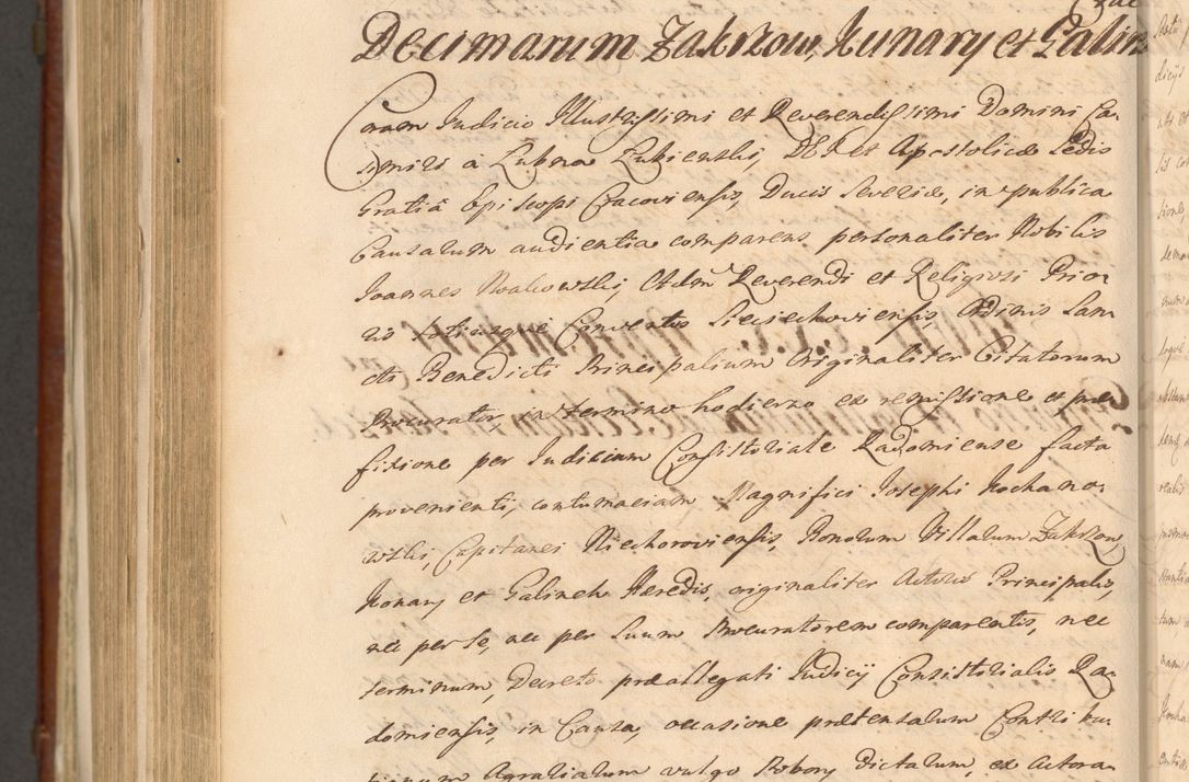 Zdjęcie nr 1384 dla obiektu archiwalnego: Acta actorum episcopalium R. D. Casimiri a Łubna Łubiński, episcopi Cracoviensis, ducis Severiae ab anno 1714 ad annum 1719 conscripta. Volumen II
