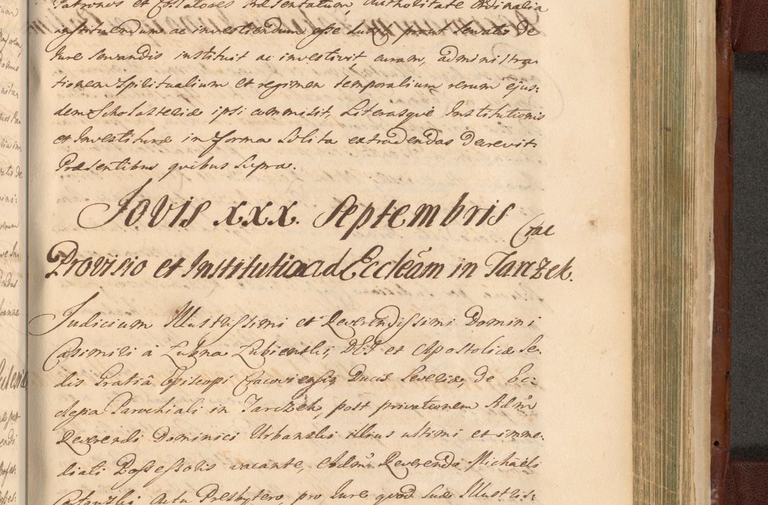 Zdjęcie nr 1383 dla obiektu archiwalnego: Acta actorum episcopalium R. D. Casimiri a Łubna Łubiński, episcopi Cracoviensis, ducis Severiae ab anno 1714 ad annum 1719 conscripta. Volumen II
