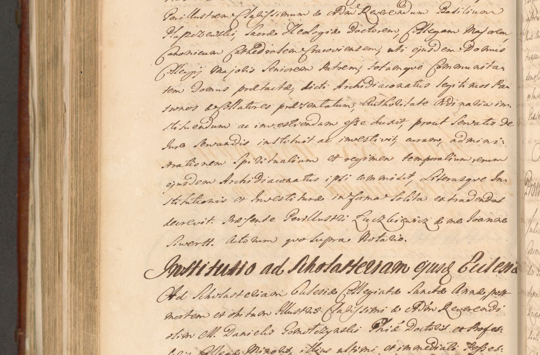 Zdjęcie nr 1382 dla obiektu archiwalnego: Acta actorum episcopalium R. D. Casimiri a Łubna Łubiński, episcopi Cracoviensis, ducis Severiae ab anno 1714 ad annum 1719 conscripta. Volumen II