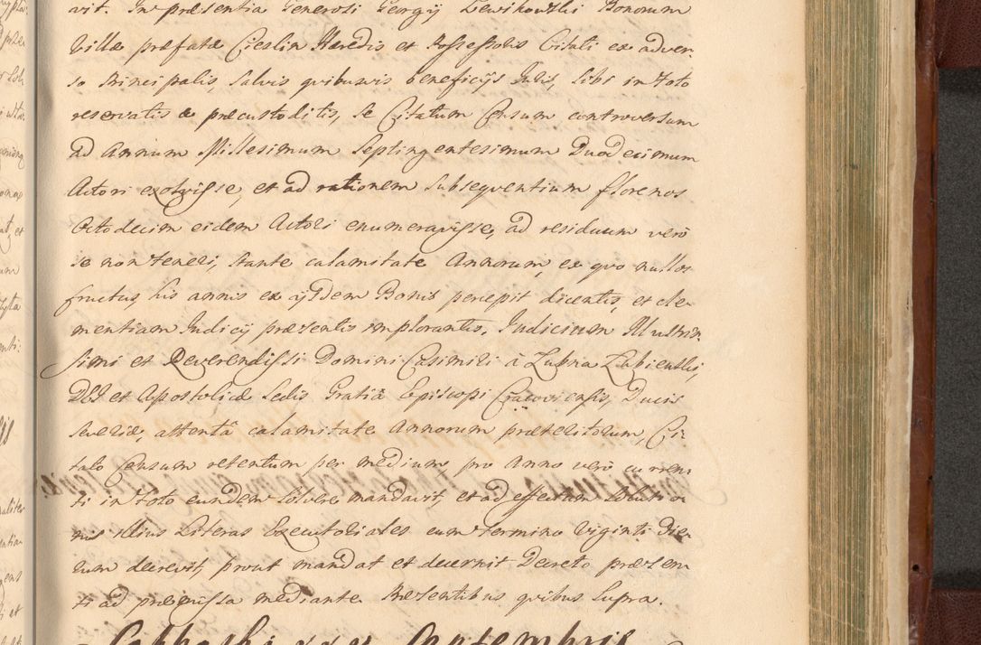 Zdjęcie nr 1381 dla obiektu archiwalnego: Acta actorum episcopalium R. D. Casimiri a Łubna Łubiński, episcopi Cracoviensis, ducis Severiae ab anno 1714 ad annum 1719 conscripta. Volumen II