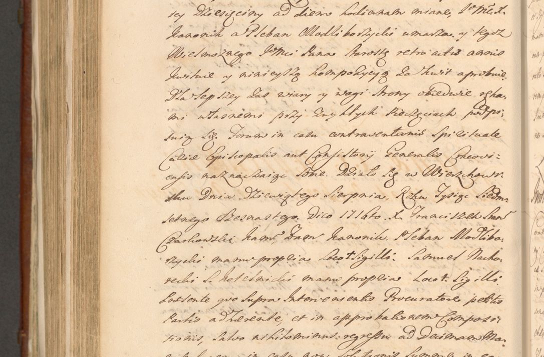 Zdjęcie nr 1368 dla obiektu archiwalnego: Acta actorum episcopalium R. D. Casimiri a Łubna Łubiński, episcopi Cracoviensis, ducis Severiae ab anno 1714 ad annum 1719 conscripta. Volumen II