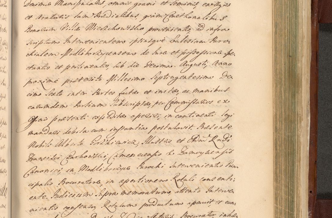Zdjęcie nr 1365 dla obiektu archiwalnego: Acta actorum episcopalium R. D. Casimiri a Łubna Łubiński, episcopi Cracoviensis, ducis Severiae ab anno 1714 ad annum 1719 conscripta. Volumen II
