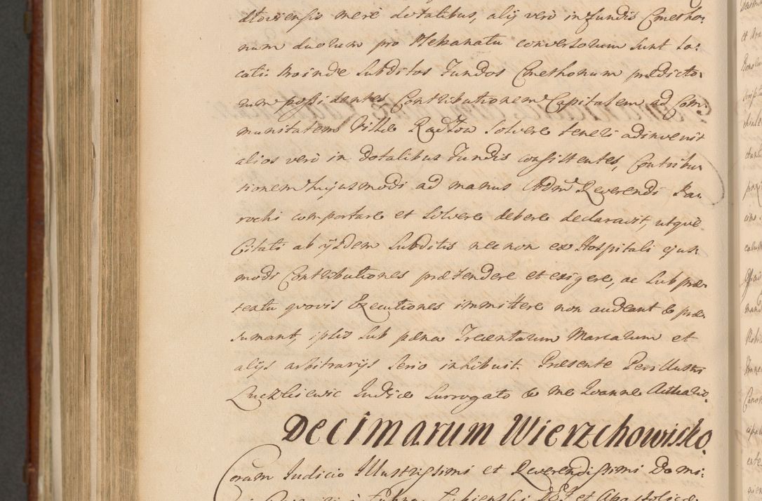 Zdjęcie nr 1364 dla obiektu archiwalnego: Acta actorum episcopalium R. D. Casimiri a Łubna Łubiński, episcopi Cracoviensis, ducis Severiae ab anno 1714 ad annum 1719 conscripta. Volumen II