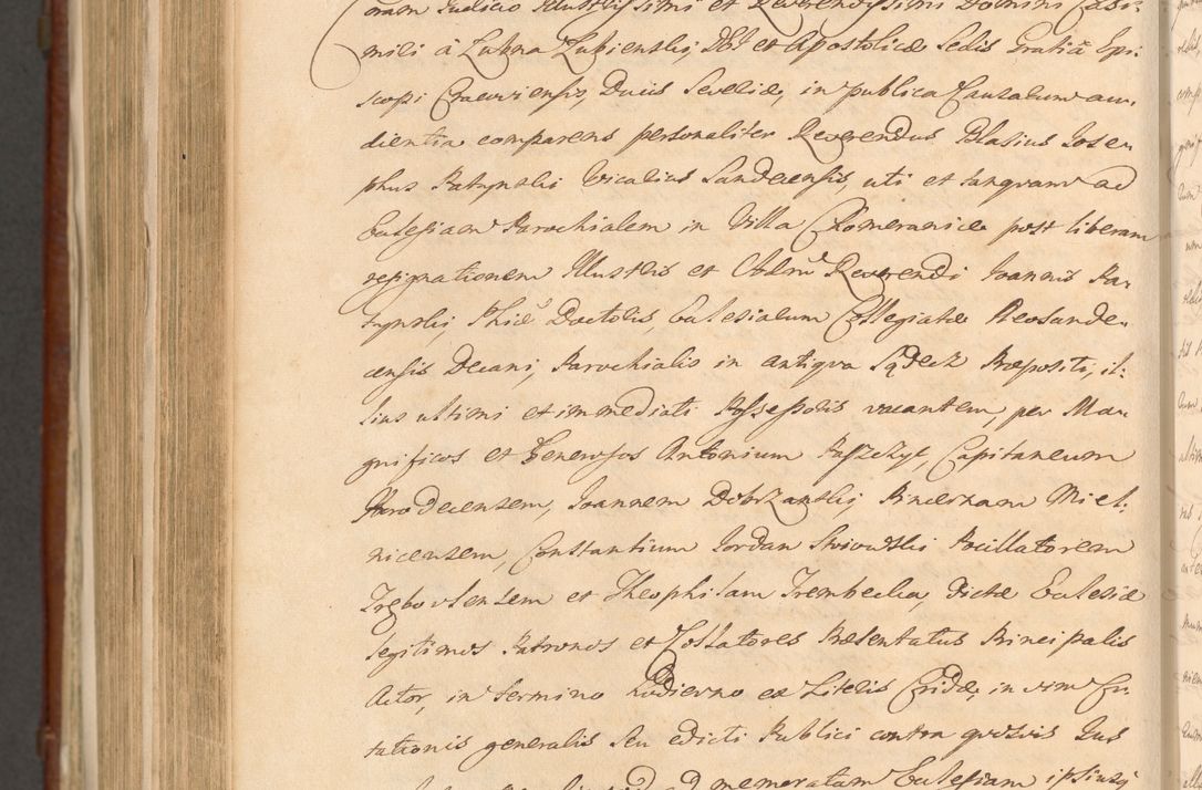Zdjęcie nr 1400 dla obiektu archiwalnego: Acta actorum episcopalium R. D. Casimiri a Łubna Łubiński, episcopi Cracoviensis, ducis Severiae ab anno 1714 ad annum 1719 conscripta. Volumen II