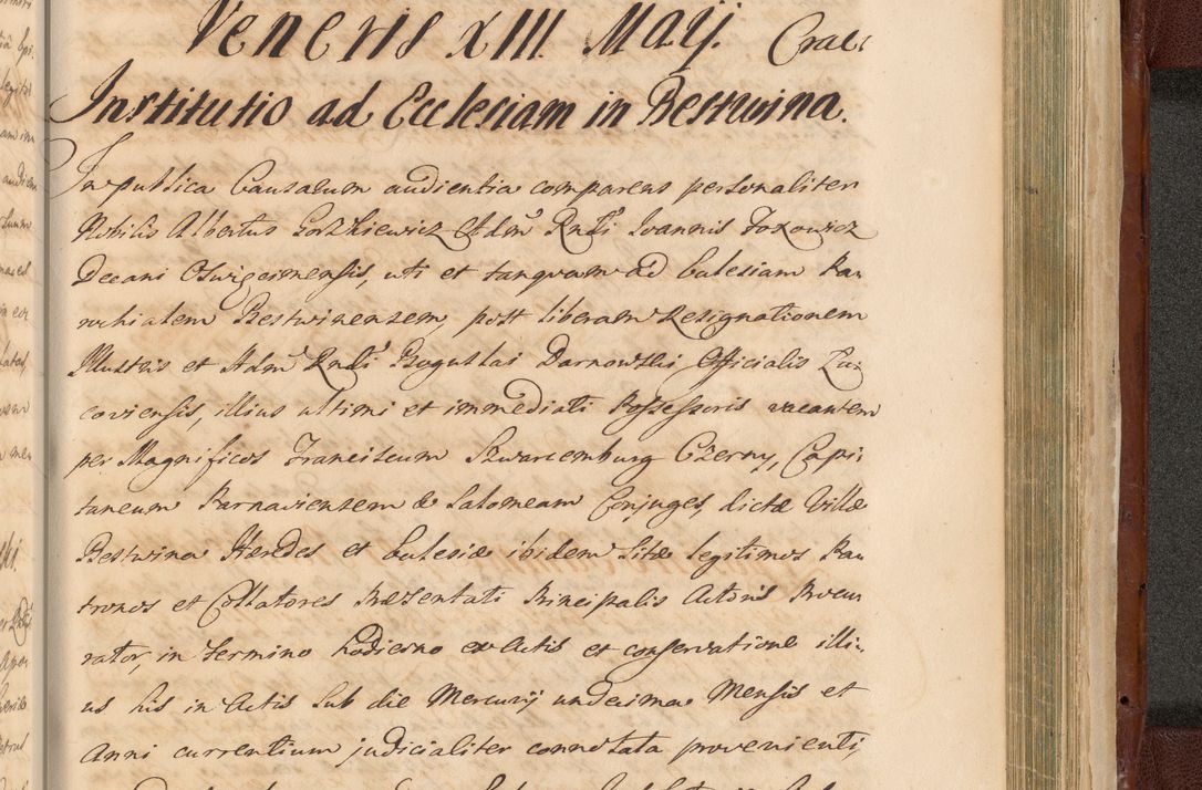 Zdjęcie nr 1599 dla obiektu archiwalnego: Acta actorum episcopalium R. D. Casimiri a Łubna Łubiński, episcopi Cracoviensis, ducis Severiae ab anno 1714 ad annum 1719 conscripta. Volumen II