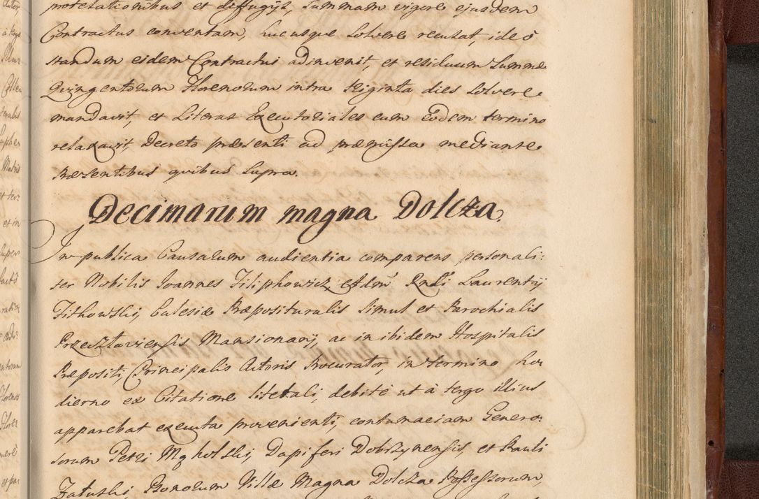 Zdjęcie nr 1597 dla obiektu archiwalnego: Acta actorum episcopalium R. D. Casimiri a Łubna Łubiński, episcopi Cracoviensis, ducis Severiae ab anno 1714 ad annum 1719 conscripta. Volumen II