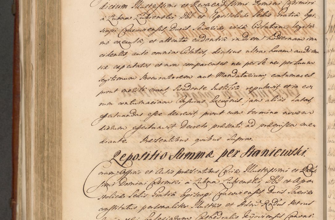 Zdjęcie nr 1598 dla obiektu archiwalnego: Acta actorum episcopalium R. D. Casimiri a Łubna Łubiński, episcopi Cracoviensis, ducis Severiae ab anno 1714 ad annum 1719 conscripta. Volumen II