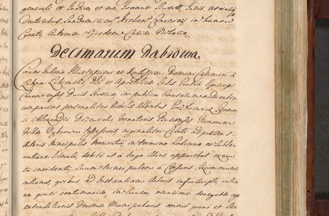 Zdjęcie nr 1593 dla obiektu archiwalnego: Acta actorum episcopalium R. D. Casimiri a Łubna Łubiński, episcopi Cracoviensis, ducis Severiae ab anno 1714 ad annum 1719 conscripta. Volumen II